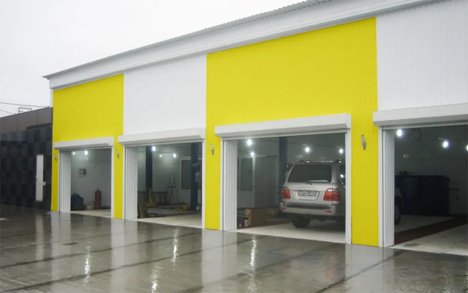 СТО 5 постов. Монтаж здания